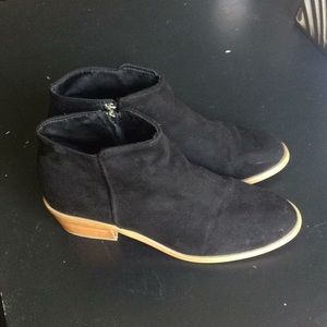 Black Zip-up Booties